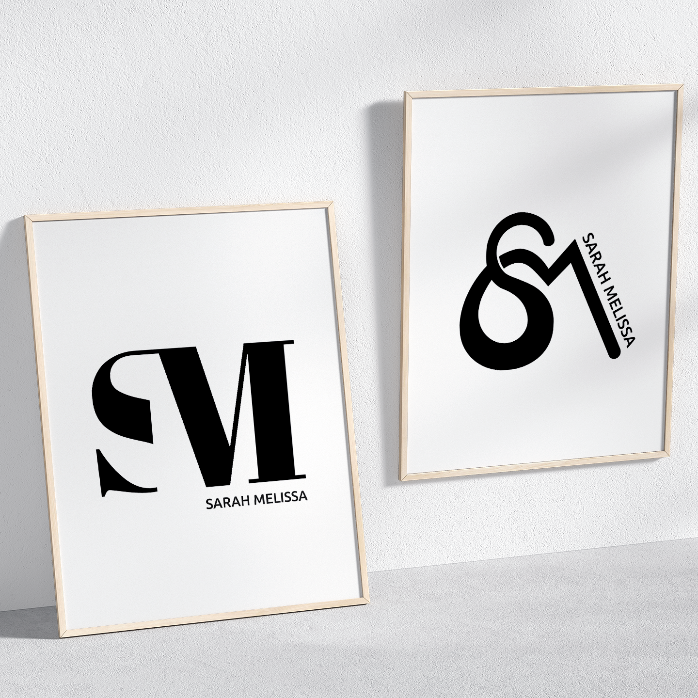 Monogramme aus meinen zwei Vornamen